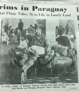 Gail Borden Pilgrims in Paraguay December 29 1963